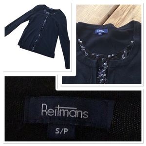 Reitman’s Black Blouse Size Small